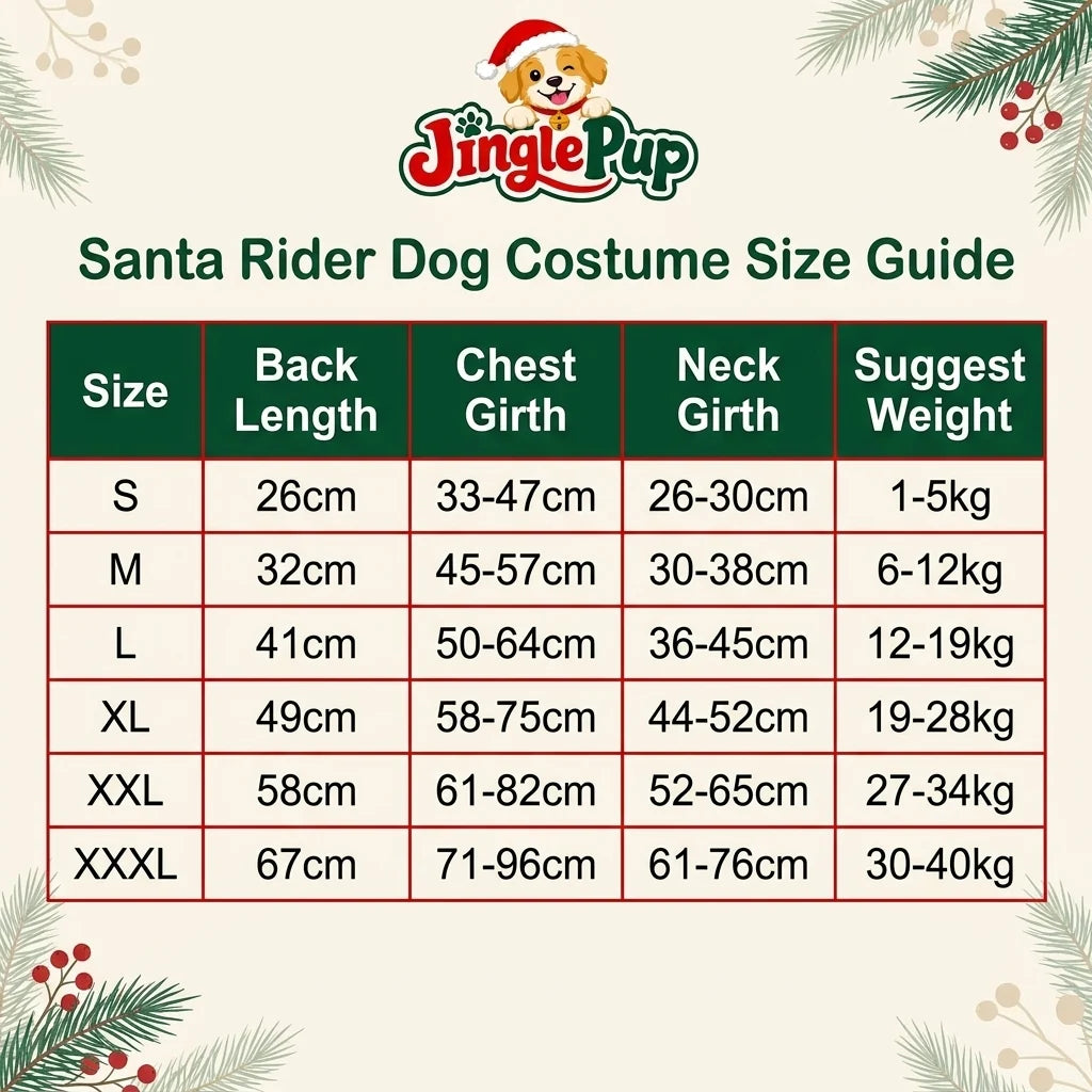 Santa Dog Costume