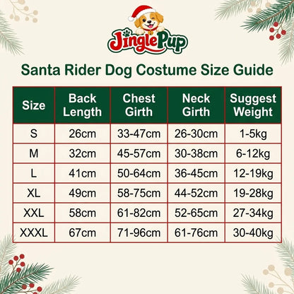 Santa Dog Costume