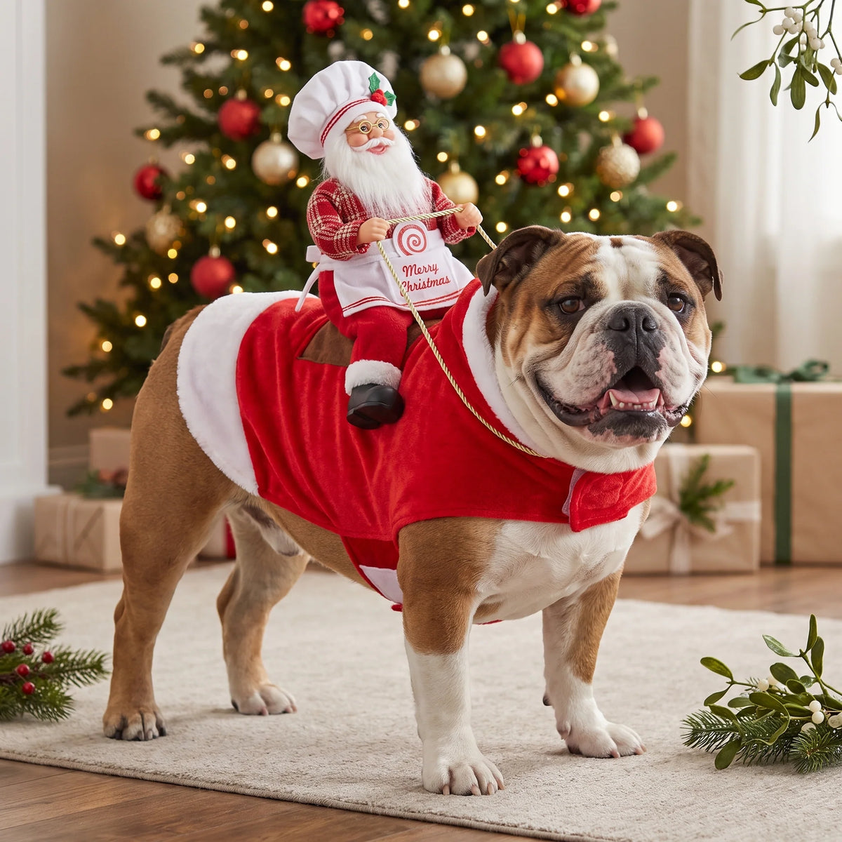Santa Dog Costume