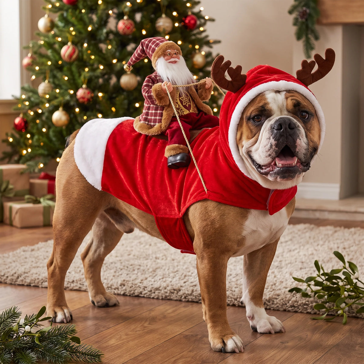 Santa Dog Costume